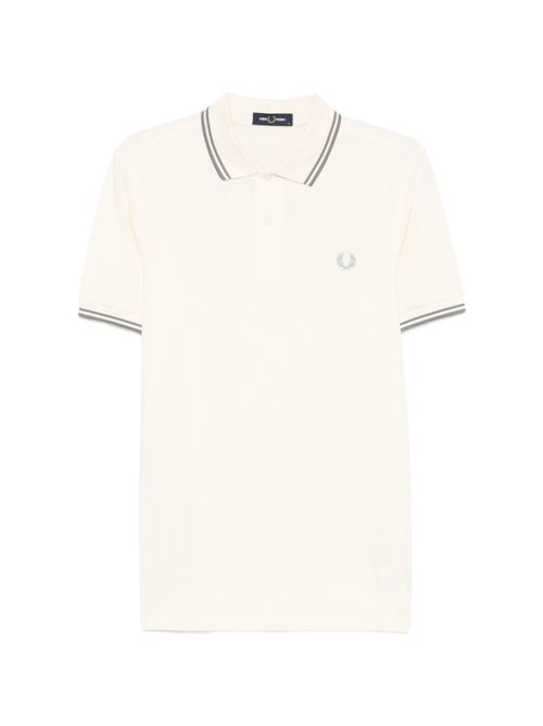 Polo uomo M3600 manica corta navy/gialla FRED PERRY | M360095A